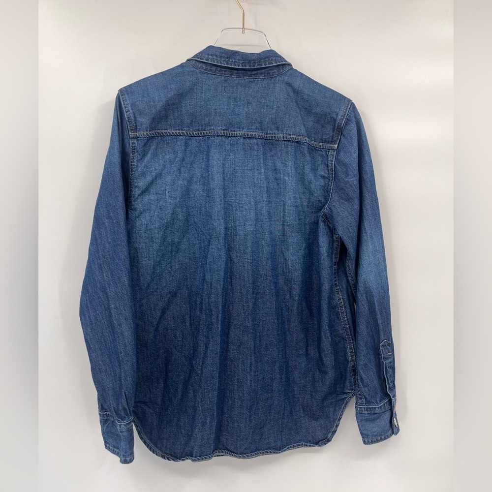 Outerknown chambray button down top size small‎ N… - image 2